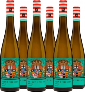 6er Vorteilspaket Prinz von Hessen Riesling trocken Rheingau QbA