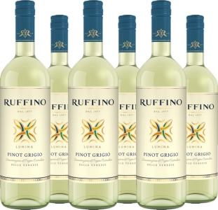 6er Vorteilspaket Ruffino Pinot Grigio Lumina Delle Venezie IGT