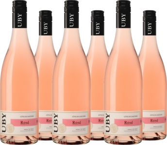 6er Vorteilspaket Uby Rosé Côtes de Gascogne IGP