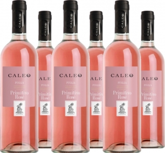 6er Vorteilspaket Primitivo Rosé Caleo Puglia IGT