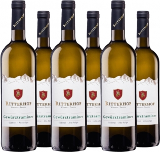 6er Vorteilspaket Weingut Ritterhof Gewürztraminer Südtirol DOC