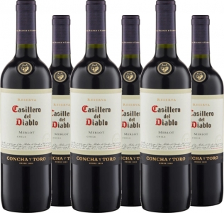 6er Vorteilspaket Casillero Del Diablo Merlot