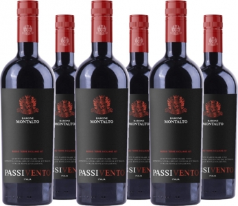 6er Vorteilspaket Montalto Collezione Famiglia Passivento Rosso Terre Sic IGT