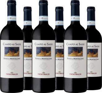 6er Vorteilspaket CastelGiocondo Campo ai Sassi Rosso d. Mont. DOC