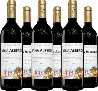 6er Vorteilspaket La Rioja Alta Viña Alberdi Rioja Reserva Rioja DOCa