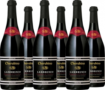 6er Vorteilspaket Cherubino Lambrusco Grasparossa di Castelvetro DOC