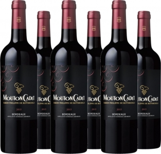 6er Vorteilspaket Mouton Cadet Rouge Bordeaux AOC