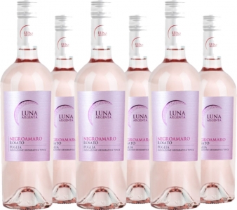 6er Vorteilspaket Luna Argenta Negroamaro Rosato