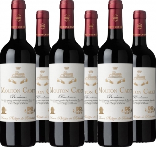 6er Vorteilspaket Mouton Cadet Edition Vintage Bordeaux AOC