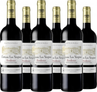 6er Vorteilspaket Château Les Vergnes Bordeaux Rouge AOP