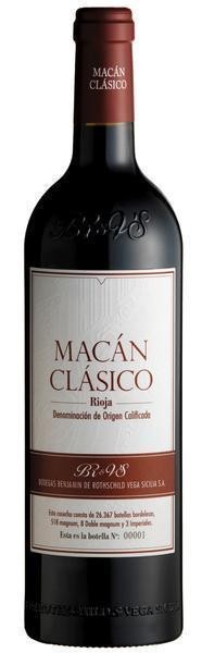 Vega Sicilia Macán Clásico Magnum (1,5l) Benjamin de Rothschild & Vega Sicilia DOCa Rioja