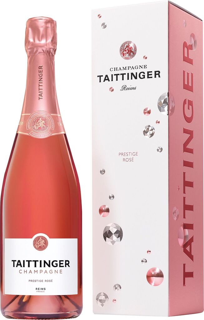 Champagne Taittinger Brut Prestige Rosé in Diamond GP Champagne Taittinger Champagne