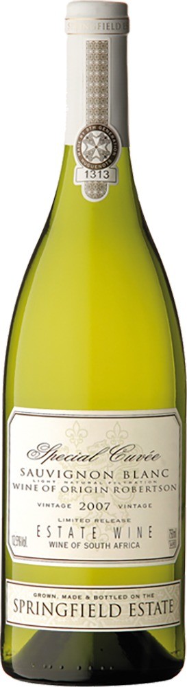 Special Cuvée Sauvignon Blanc Springfield Estate Robertson Valley