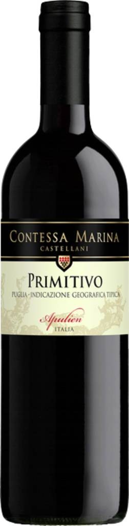 Primitivo Puglia IGT Contessa Marina Castellani Contessa Marina Apulien