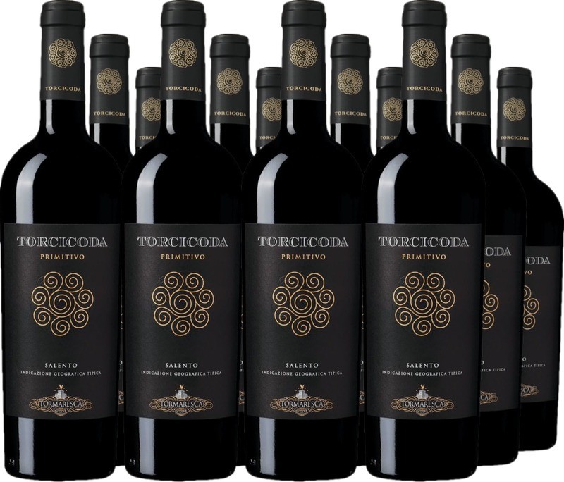 12 Voordeelpakket Torcicoda Primitivo Salento IGT