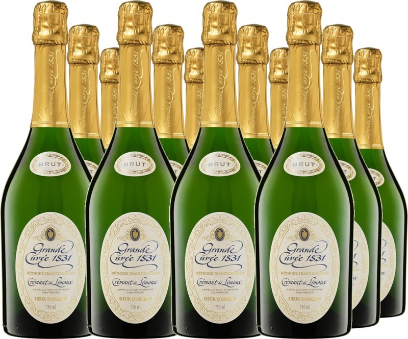 12 Voordeelpakket Cremant Aimery Grand Cuvée 1531 Blanc AOP Limoux