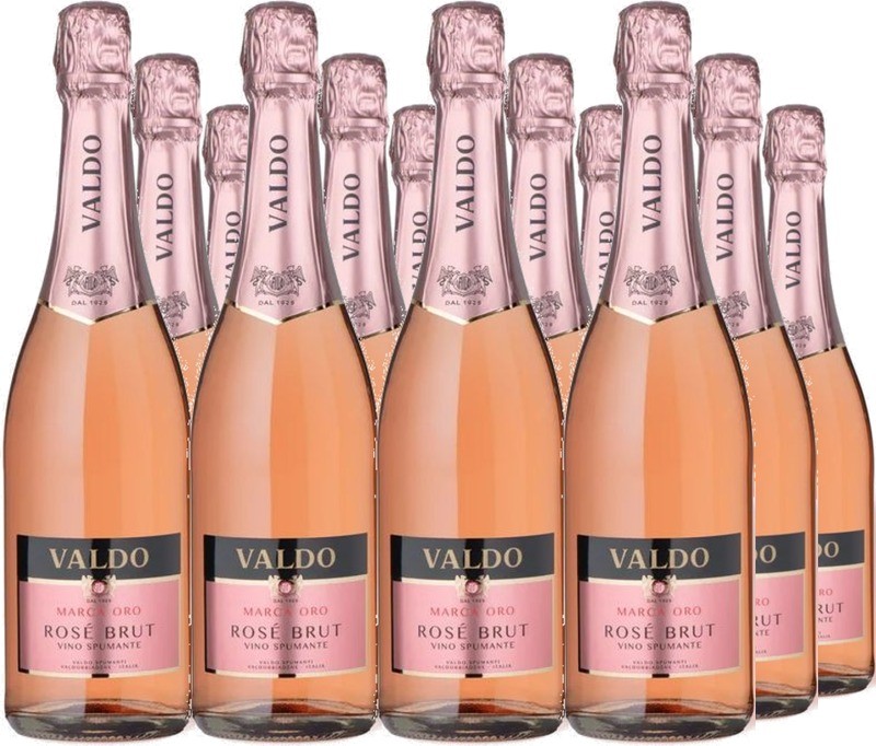 12 Voordeelpakket Valdo Marca Oro Rosé Spumante Brut