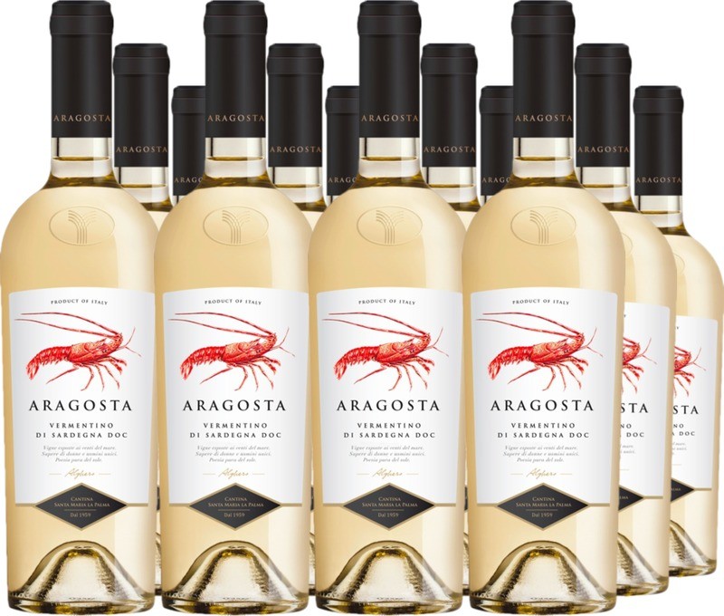 12 Voordeelpakket Aragosta Vermentino di Sardegna DOC