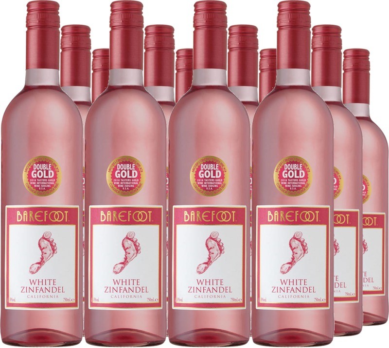 12 Voordeelpakket Barefoot White Zinfandel