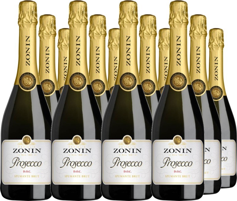 12 Voordeelpakket Zonin Prosecco Spumante DOC Brut