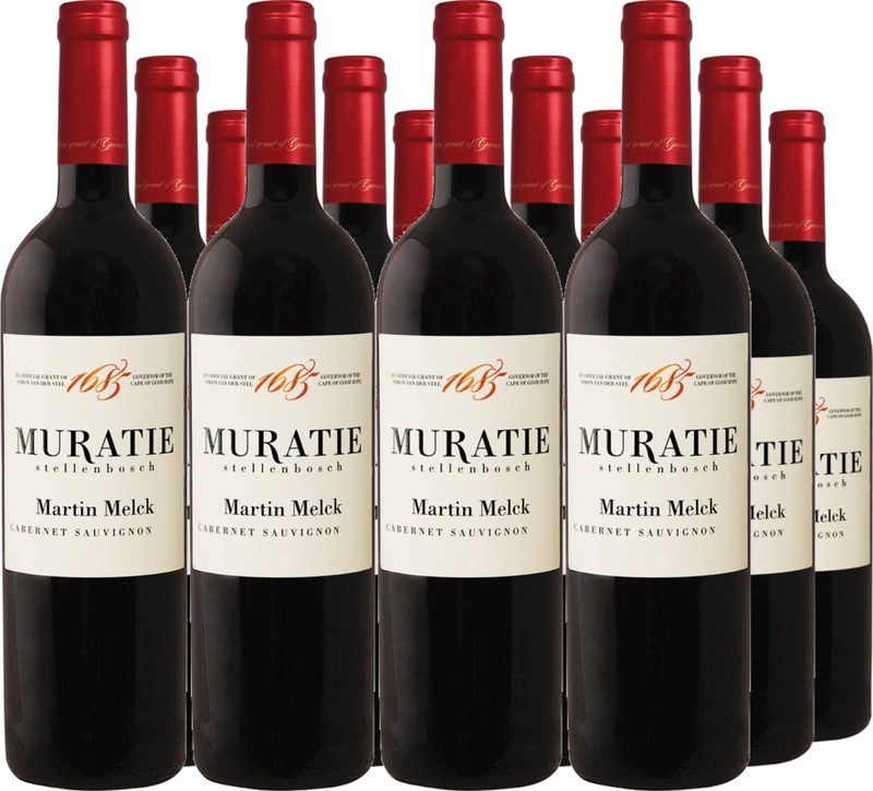 12 Voordeelpakket Muratie Wine Estate Martin Melck Cabernet Sauvignon