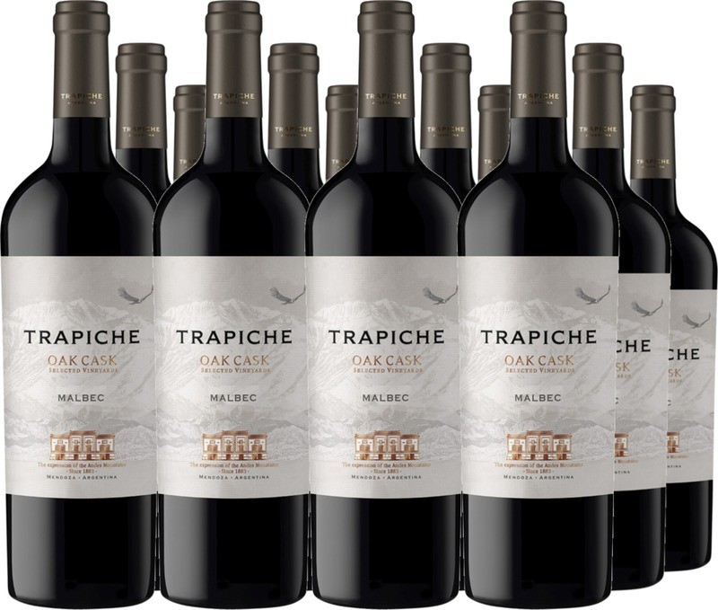 12 Voordeelpakket Trapiche Oak Cask Malbec