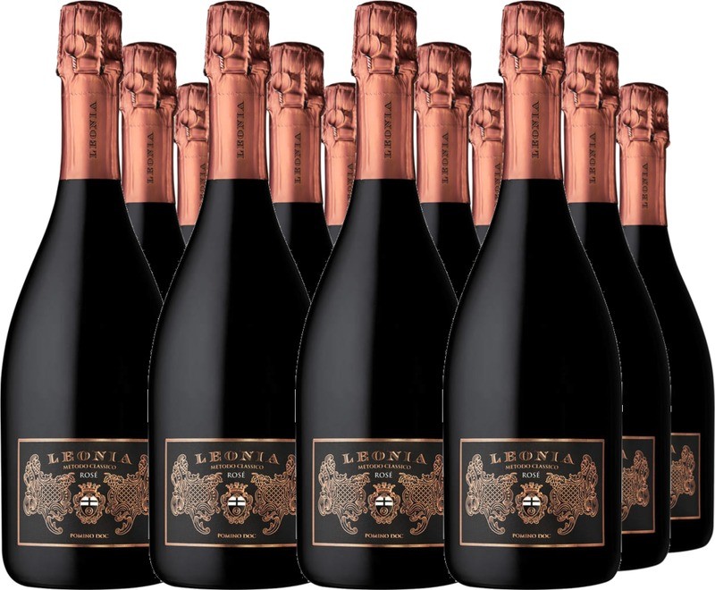 12 Voordeelpakket Castello Pomino Leonia Met.Clas.Brut Mil.Sp. Rosé