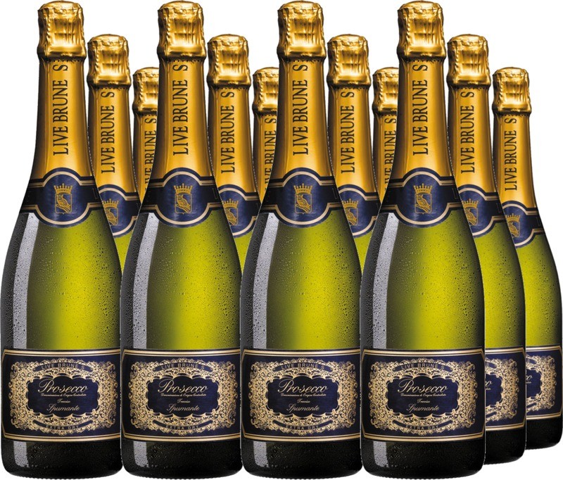 12 Voordeelpakket Live Brune S Spumante Extra Dry Prosecco DOC