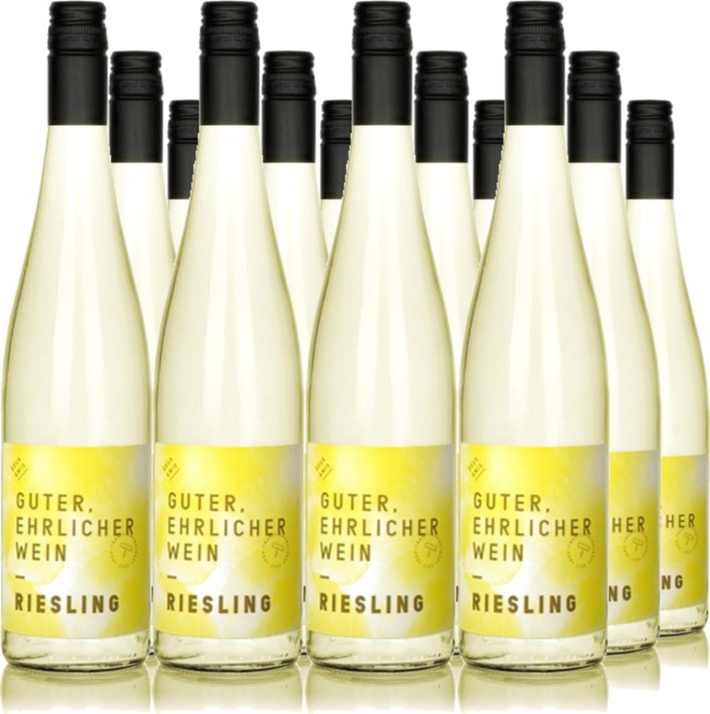 12 Voordeelpakket Guter, ehrlicher Wein Riesling