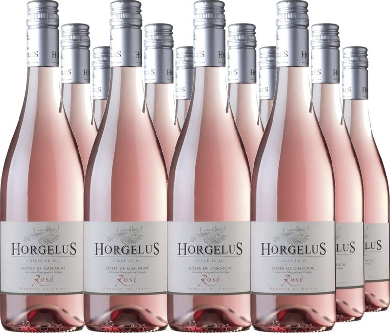 12 Voordeelpakket Horgelus Rosé Côtes de Gascogne I.G.P.