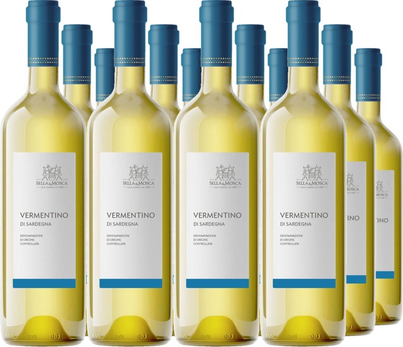 12 Voordeelpakket Vermentino di Sardegna DOC