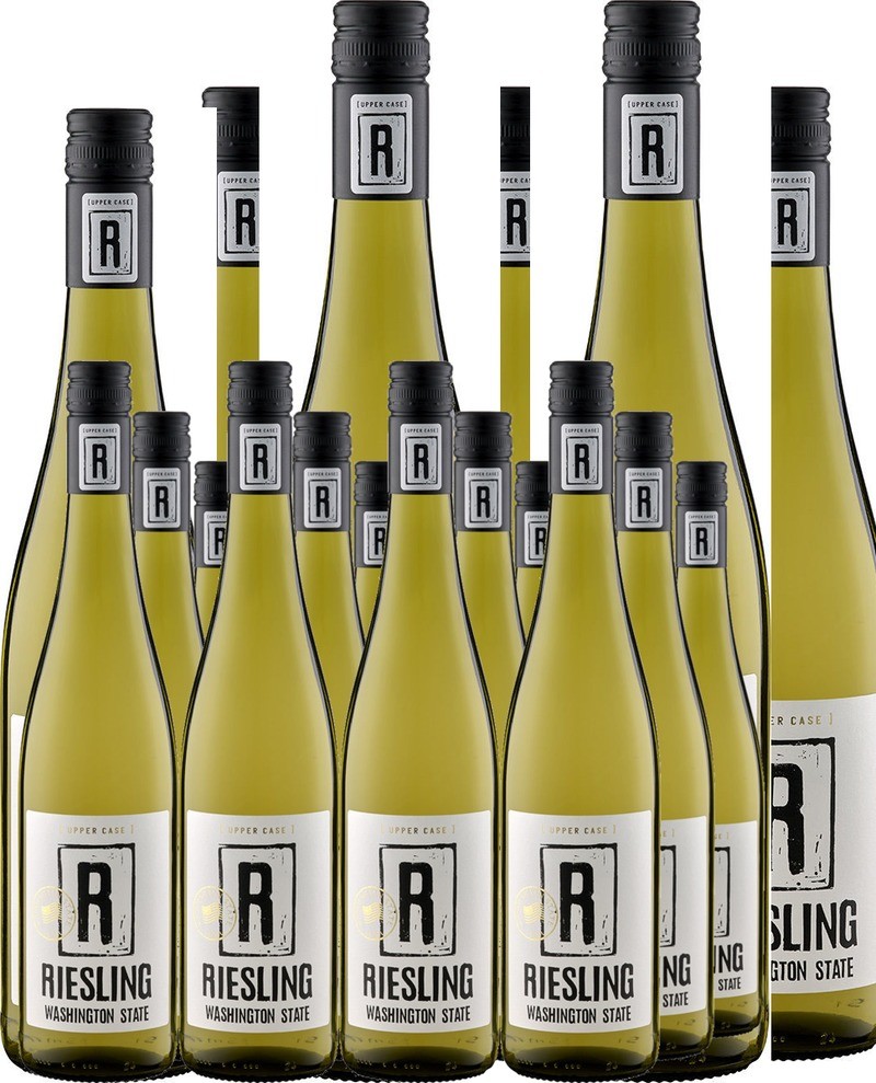 12 Voordeelpakket UPPER CASE 'R' Riesling - Washington State