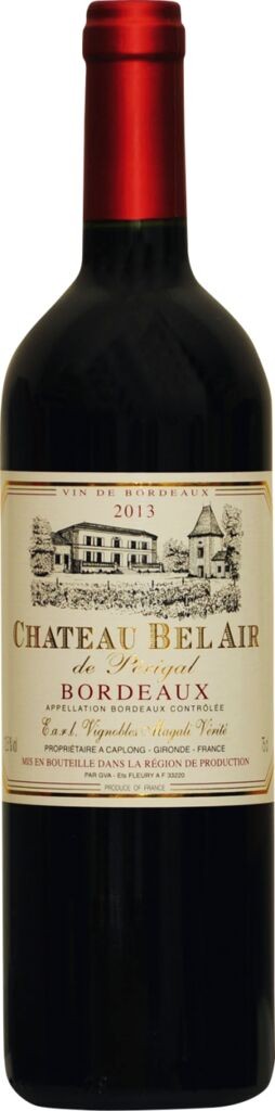 Château Bel Air de Perigal Bordeaux AOC Fleury Wines Bordeaux