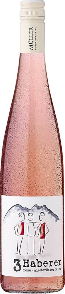 3 Haberer Zweigelt Rosé Niederösterreich QbA Weingut Müller Niederösterreich