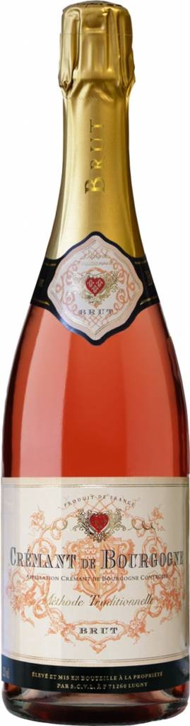 Méthode Traditionnelle Rosé Brut Cremant de Bourgogne AOP Cave de Lugny Burgund