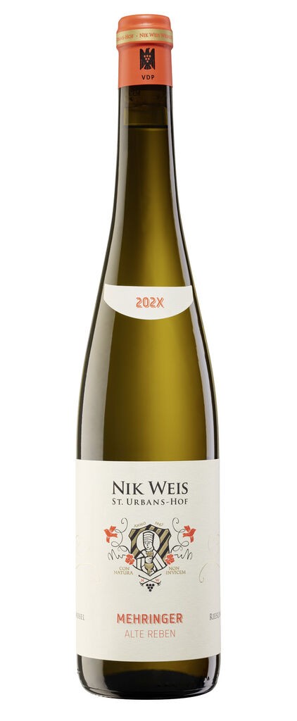 VDP. Riesling Mehringer Alte Reben trocken Nik Weis St.Urbans Hof Mosel