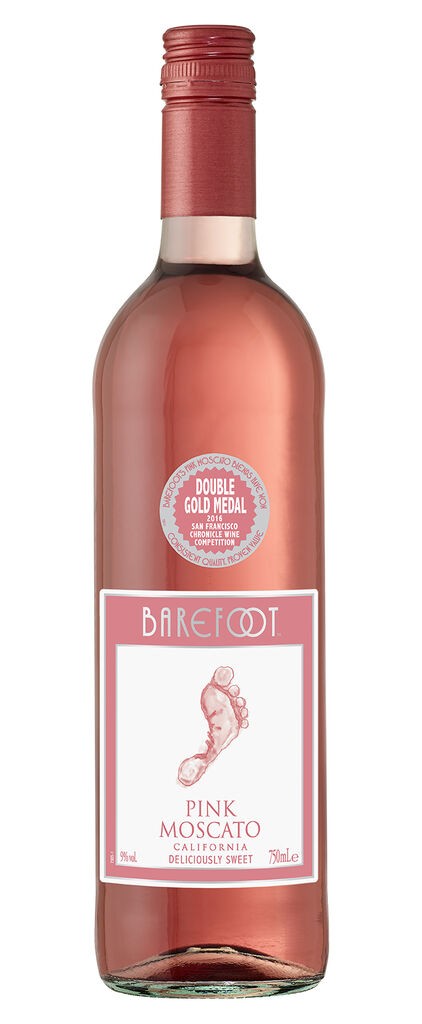 Barefoot Pink Moscato  Barefoot Cellars California  (Drittland)