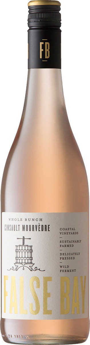 False Bay Whole Bunch Cinsault-Mourvèdre Rosé Waterkloof Stellenbosch