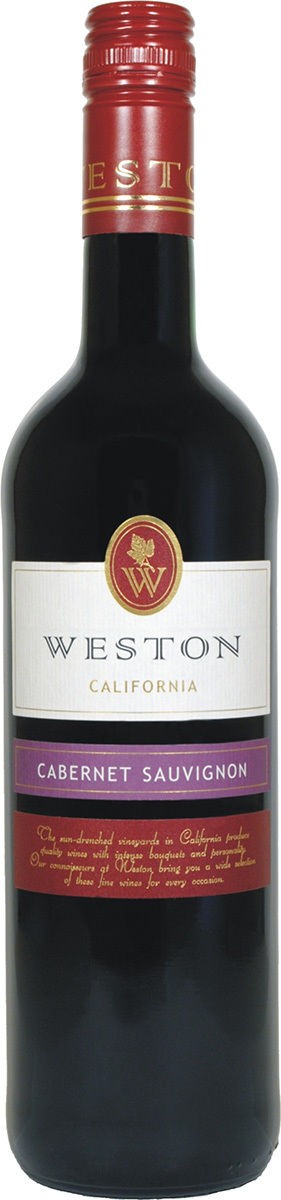 Weston Cabernet Sauvignon Westen Estate Winery Kalifornien