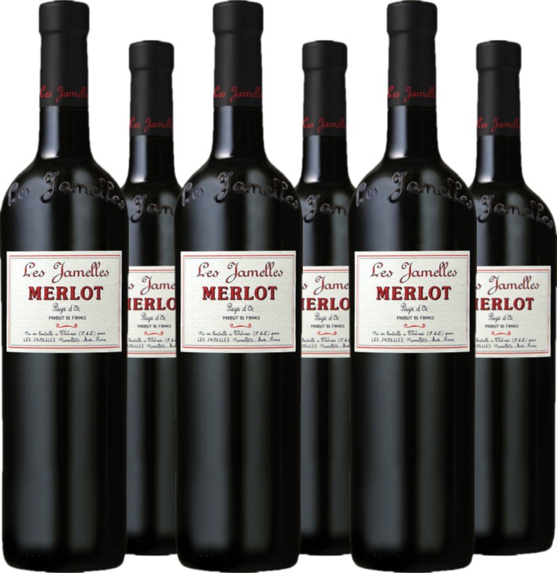 6 Voordeelpakket Les Jamelles Merlot