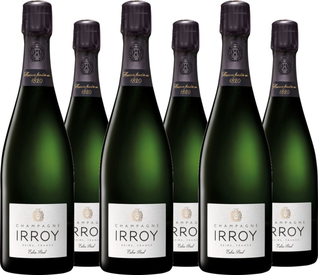 6 Voordeelpakket Champagne Irroy Extra Brut