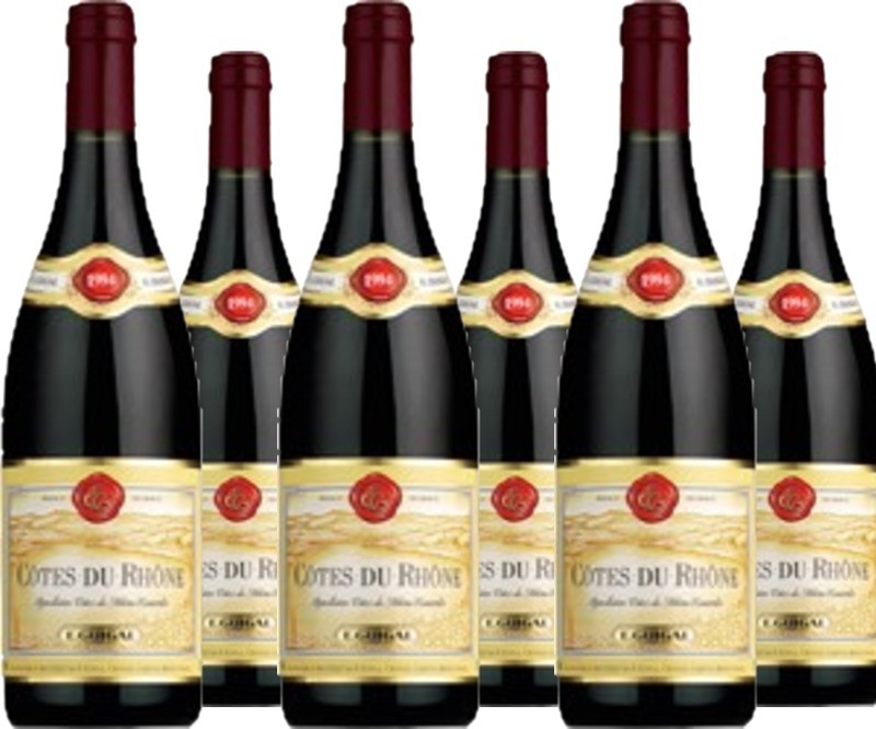 6 Voordeelpakket Côtes du Rhône rouge Cotes du Rhone AOC