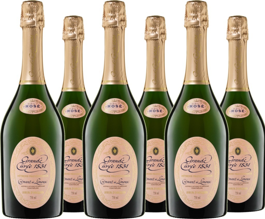 6 Voordeelpakket Cremant Aimery Grand Cuvée 1531 Rose AOP Limoux