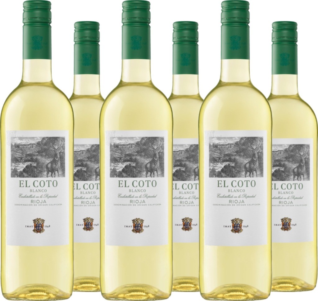 6 Voordeelpakket Rioja El Coto blanco DOCa