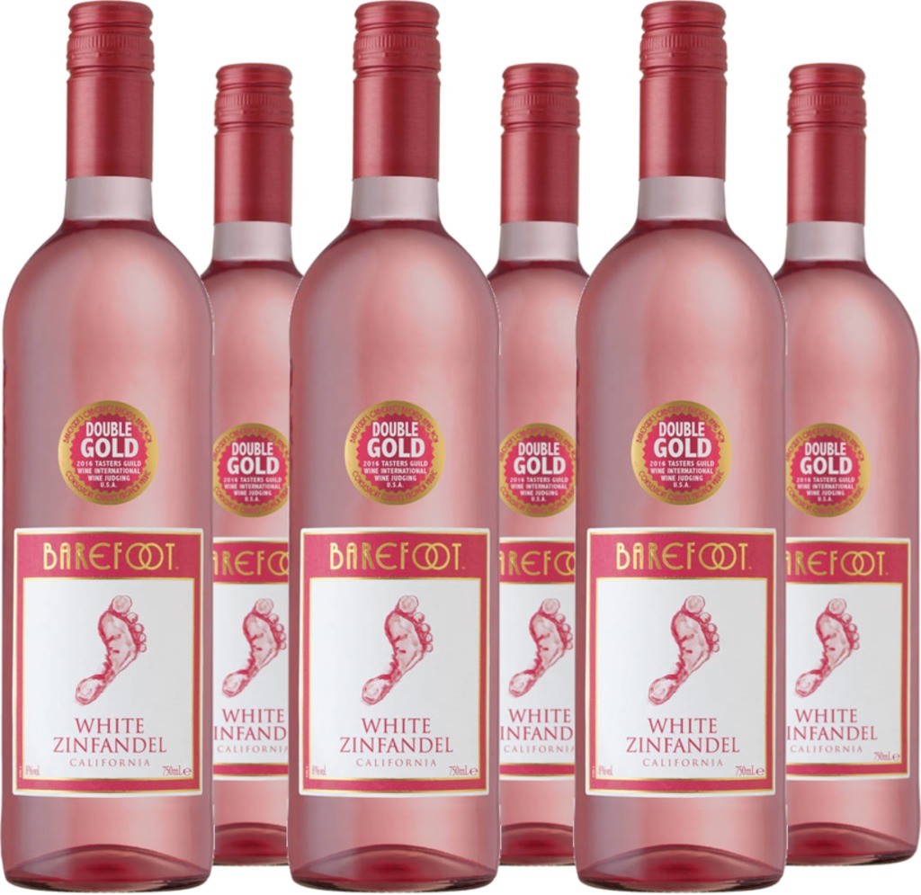 6 Voordeelpakket Barefoot White Zinfandel