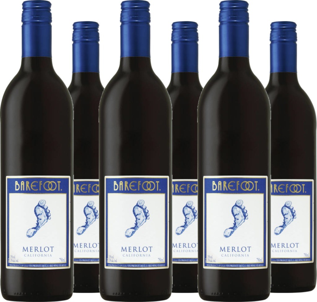 6 Voordeelpakket Barefoot Merlot