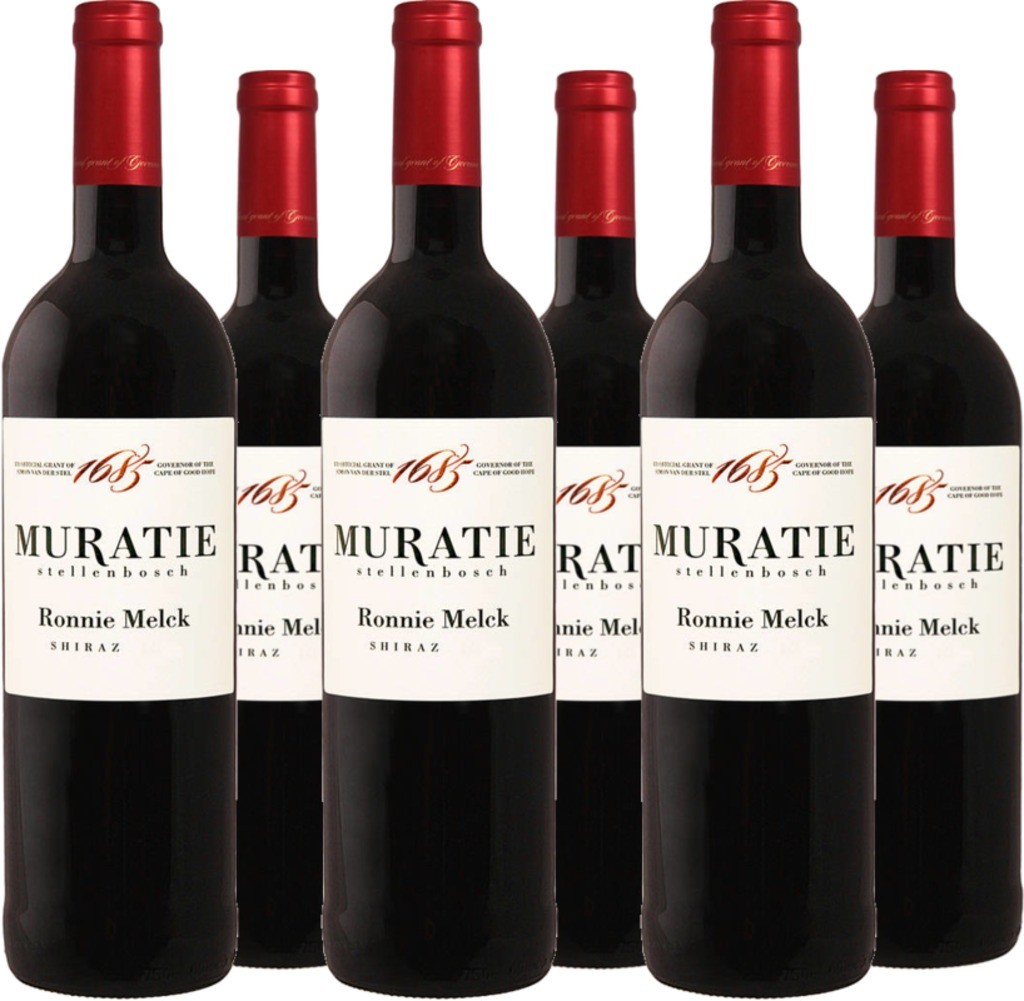 6 Voordeelpakket Muratie Wine Estate Ronnie Melck Shiraz