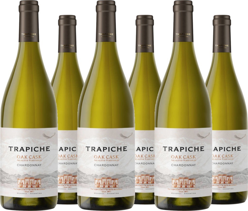 6 Voordeelpakket Trapiche Oak Cask Chardonnay