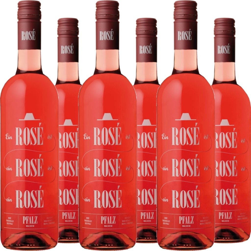 6 Voordeelpakket Rosé Rosé Rosé QbA trocken