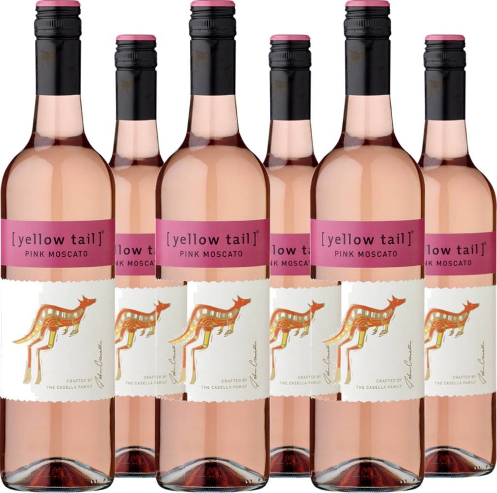 6 Voordeelpakket [yellow tail]® Pink Moscato South E. Australia